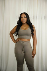 French Terry Cropped Tank