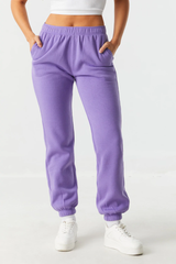 High Rise Fleece Boyfriend Joggers