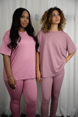 Oversized T-shirt & Leggings Lounge Set