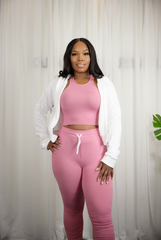 Focus on Me Top and Ruched Pants Set